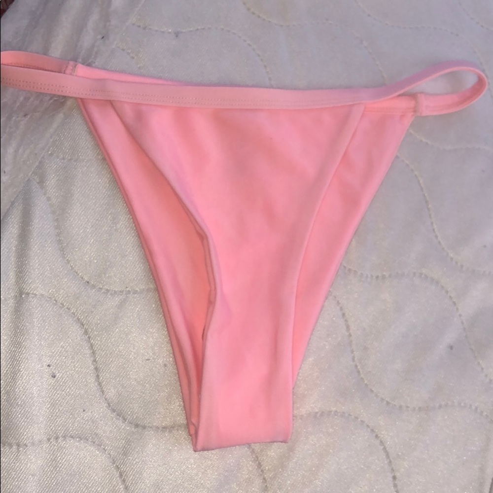 Pink swimsuit bottoms